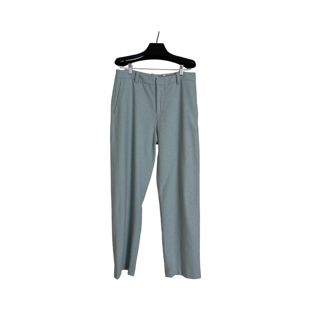 Light Mint Vince wool trousers #vince #minttrousers